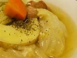 A picture of Vegetable-Packed Pot-au-Feu in the Pressure Cooker.