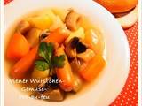 A picture of Warming Vegetable and Sausage Pot-Au-Feu.