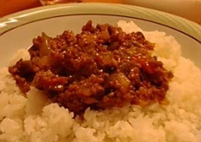 A picture of Dry Curry with Summer Vegetables.