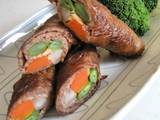 A picture of Beef Rolled Vegetables.