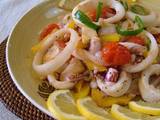 A picture of Squid & Vegetable Lemon-Butter Stir-fry.