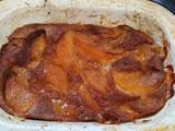 A picture of Gluten free Peach cobbler.