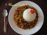 A picture of Colorful Ground Pork and Vegetable Curry.