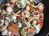 A picture of Chopsuey (Vegetables with Squids).