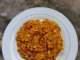 A picture of Yum-yum Beans and Plantain Porridge.