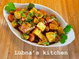 A picture of Easy Paneer and Vegetable 
Curry:.