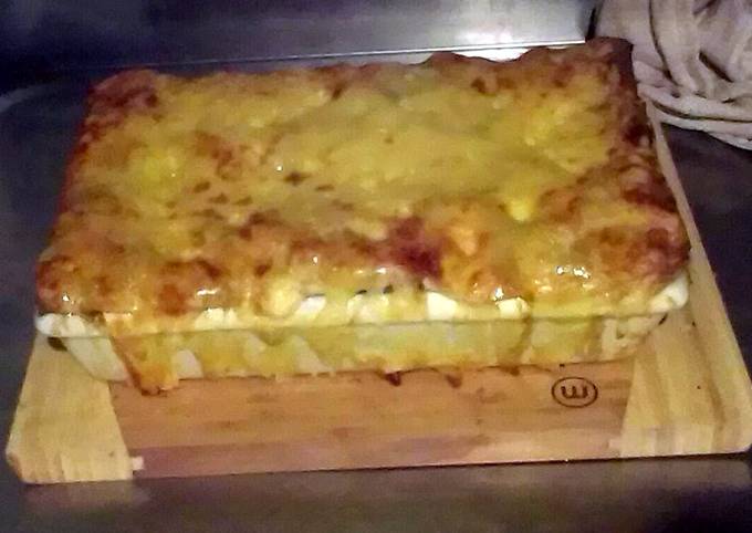 A picture of Our Vegetable Lasagne.