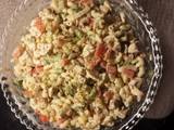 A picture of Vegetables macaroni salad.