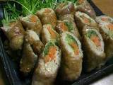 A picture of Vegetable and Pork Rolls.