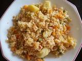 A picture of Vegetable rice # author marathon#.