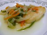 A picture of Plenty of Veggies! Oily Flounder Steamed Vegetables.