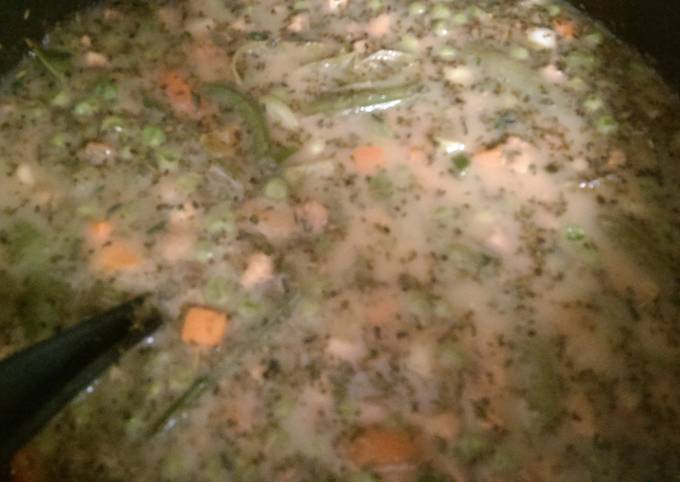 A picture of Homemade Vegetable Soup.