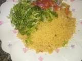 A picture of Fried vegetable Couscous.