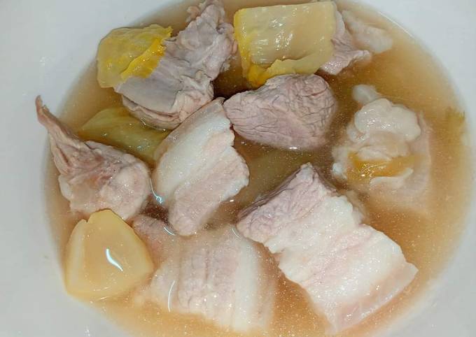 รูปของ ต้มจืดผักกาดดอง หมูสามชั้น