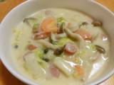 A picture of Vegetable Packed Soy Milk Stew.