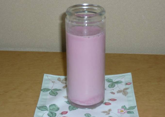 A picture of Faux Yogurt Smoothie: Soy Milk and Vegetable Juice.