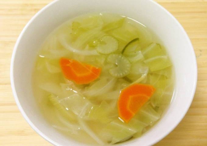 A picture of Basic Vegetable Soup.