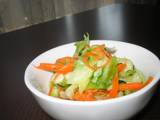 A picture of A Pickled Salad with Delicious Vegetables.