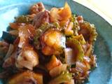 A picture of Sweet & sour pork of summer vegetables.