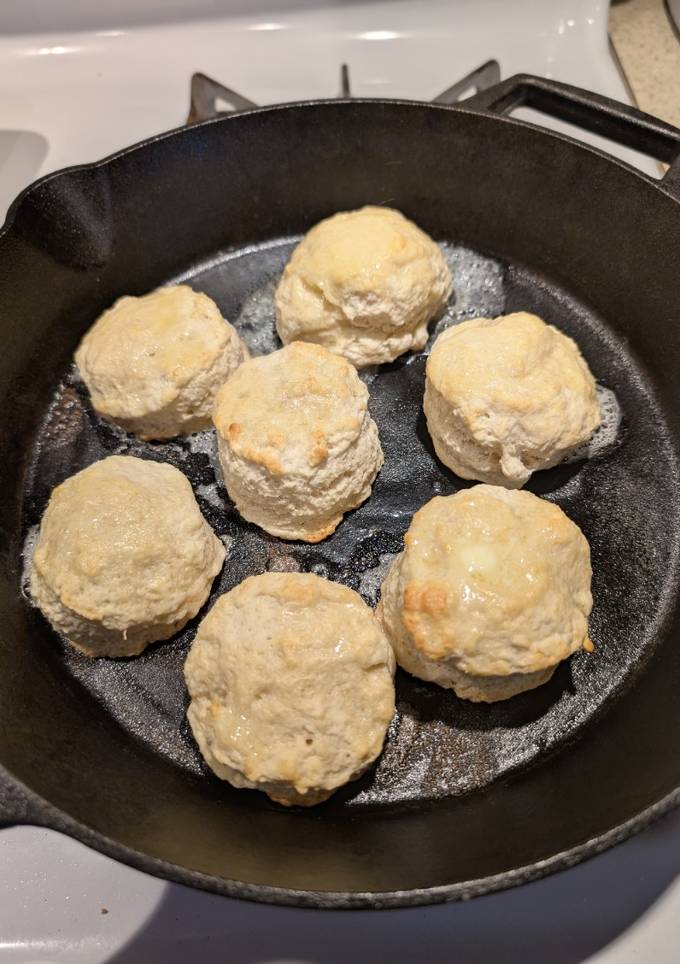 A picture of Salty Breakfast Biscuits.