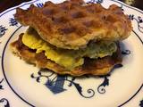 A picture of California Farm Saffron Ice Cream Sandwich.