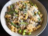 A picture of Asparagus, Edamame & Kombu (Kelp) Pasta.