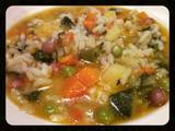 A picture of AMIEs VEGETABLE SOUP with RICE
"MINESTRONE alla MILANESE".