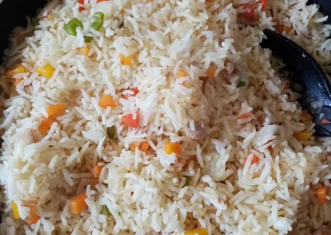 A picture of Simple vegetable rice.