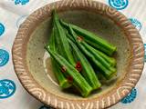 A picture of Japanese Okra Pickles.