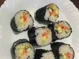 A picture of Vegetable Maki sushi.