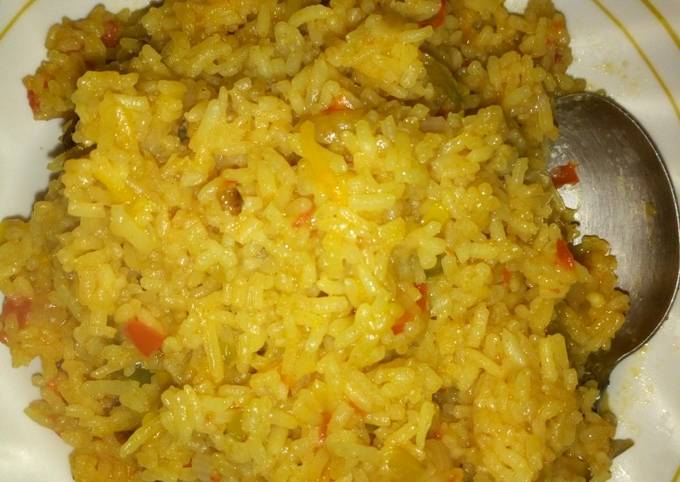 A picture of Vegetable rice.