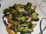 A picture of Steamed vegetables.