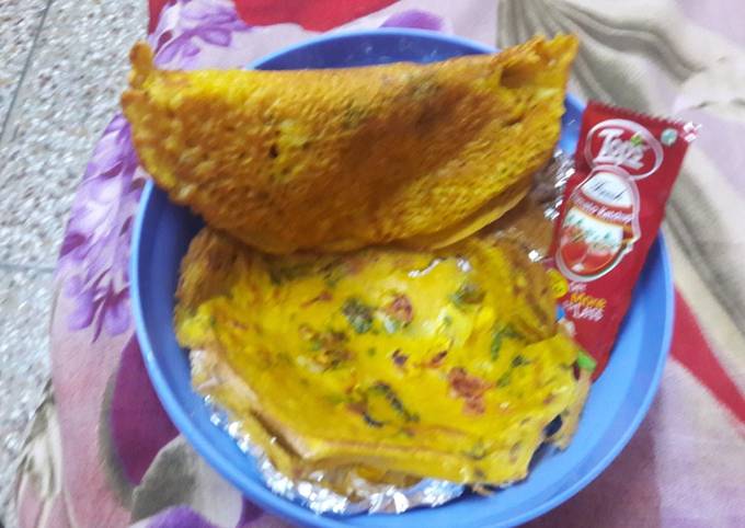 A picture of Besan Vegetable Cheela.