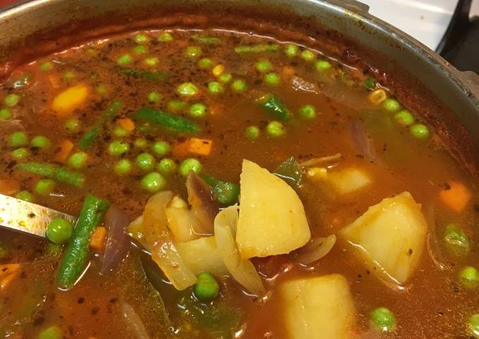 A picture of Vegetable Soup.