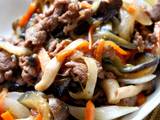 A picture of Just Fry Them Together! Beef and Vegetable Stir-Fry.