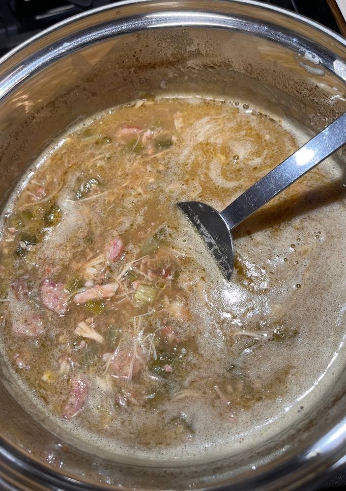 A picture of Chicken and Sausage Gumbo.