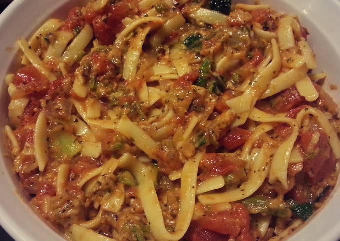 A picture of Roasted Vegetable Pasta.