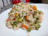 A picture of Vegetable fried rice.