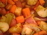 A picture of Roasted vegetables.