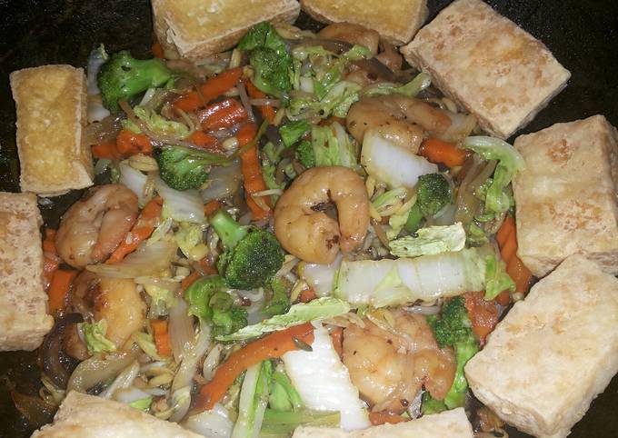 A picture of Simply stir fry vegetables.