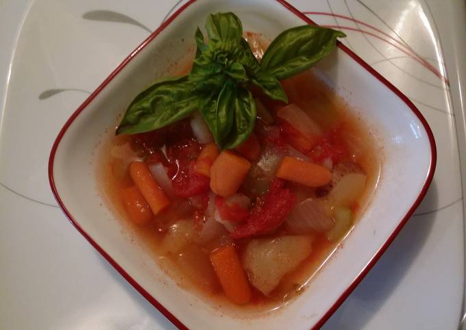 A picture of TX's Style ~ Homemade Vegetable Soup.