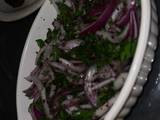 A picture of Sumac Red Onions Salad.