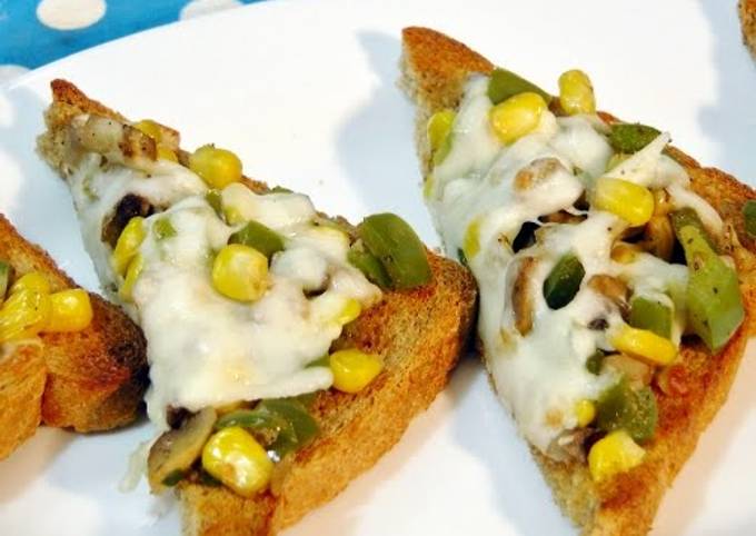 A picture of Vegetable Toast.