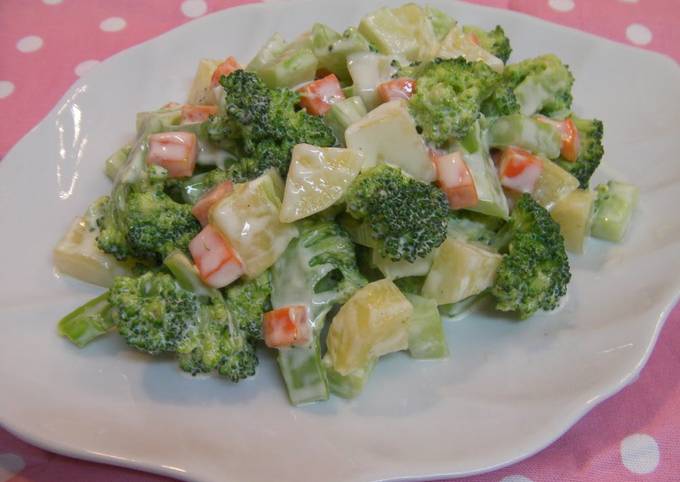 A picture of Warm Vegetable Salad With Cheese Mayonnaise.