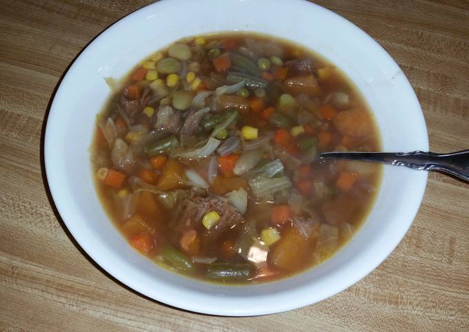 A picture of Vegetable Beef Soup.