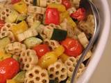 A picture of Perfect For A Potluck: Pasta Salad with Grilled Vegetables.