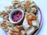 A picture of Homemade vegetable dumplings #recipemarathon.