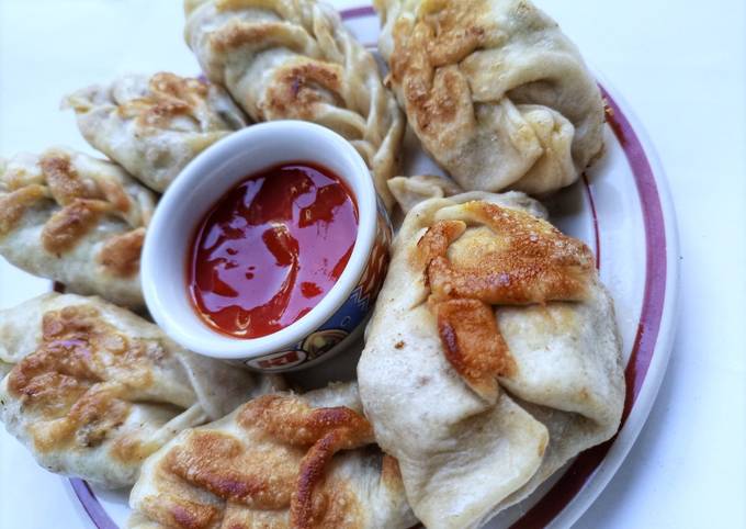 A picture of Homemade vegetable dumplings #recipemarathon.