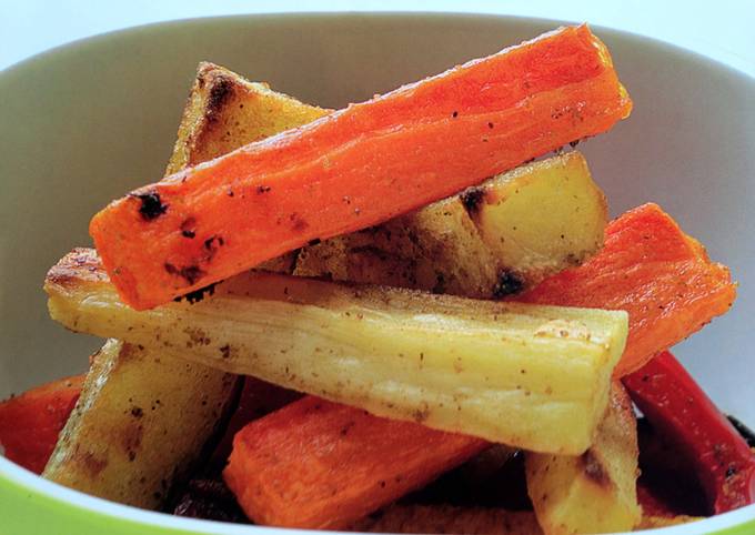 A picture of Roasted Vegetable Sticks.