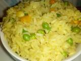 A picture of Simple vegetable rice.